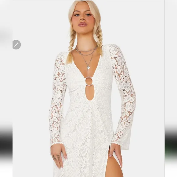 🍋For Love and Lemons Frances Maxi Dress - Picture 12 of 16